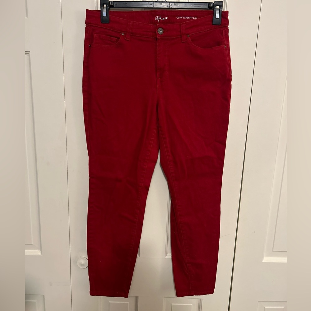 Style & co curvy skinny leg jeans